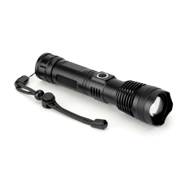 YVIAN Recycled aluminium rechargeable torch (100% rAL) 10 W
