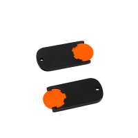 Chip Orange, Chiphalter Schwarz