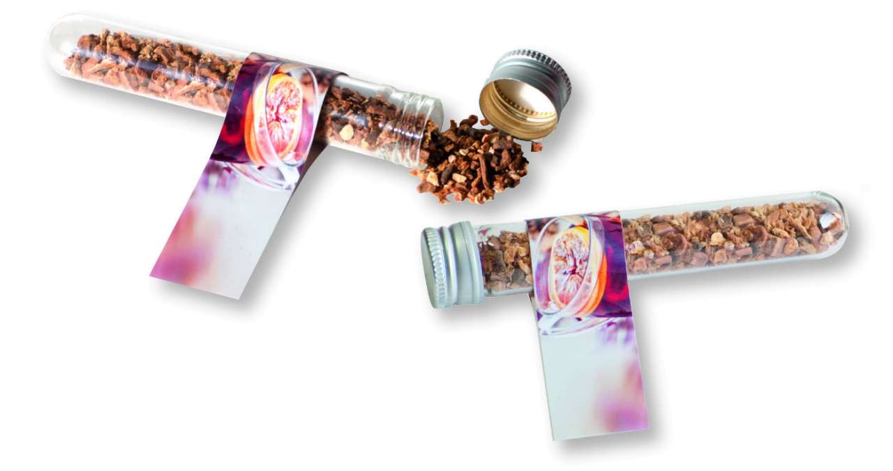 Reagenzglas Glühweingewürz