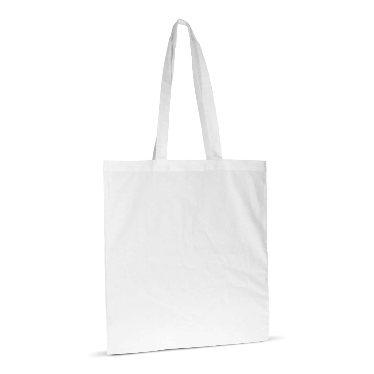 Tasche Bio-Baumwolle Farbe lang 140g / m² 38 x 42 cm