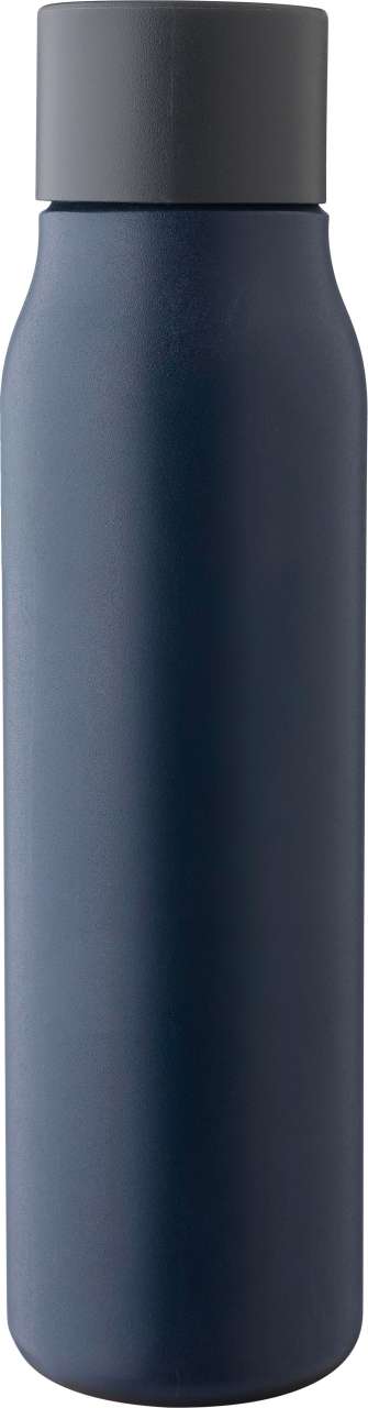 Doppelwandige Trinkflasche aus recyceltem Edelstahl (600 ml) Cassian