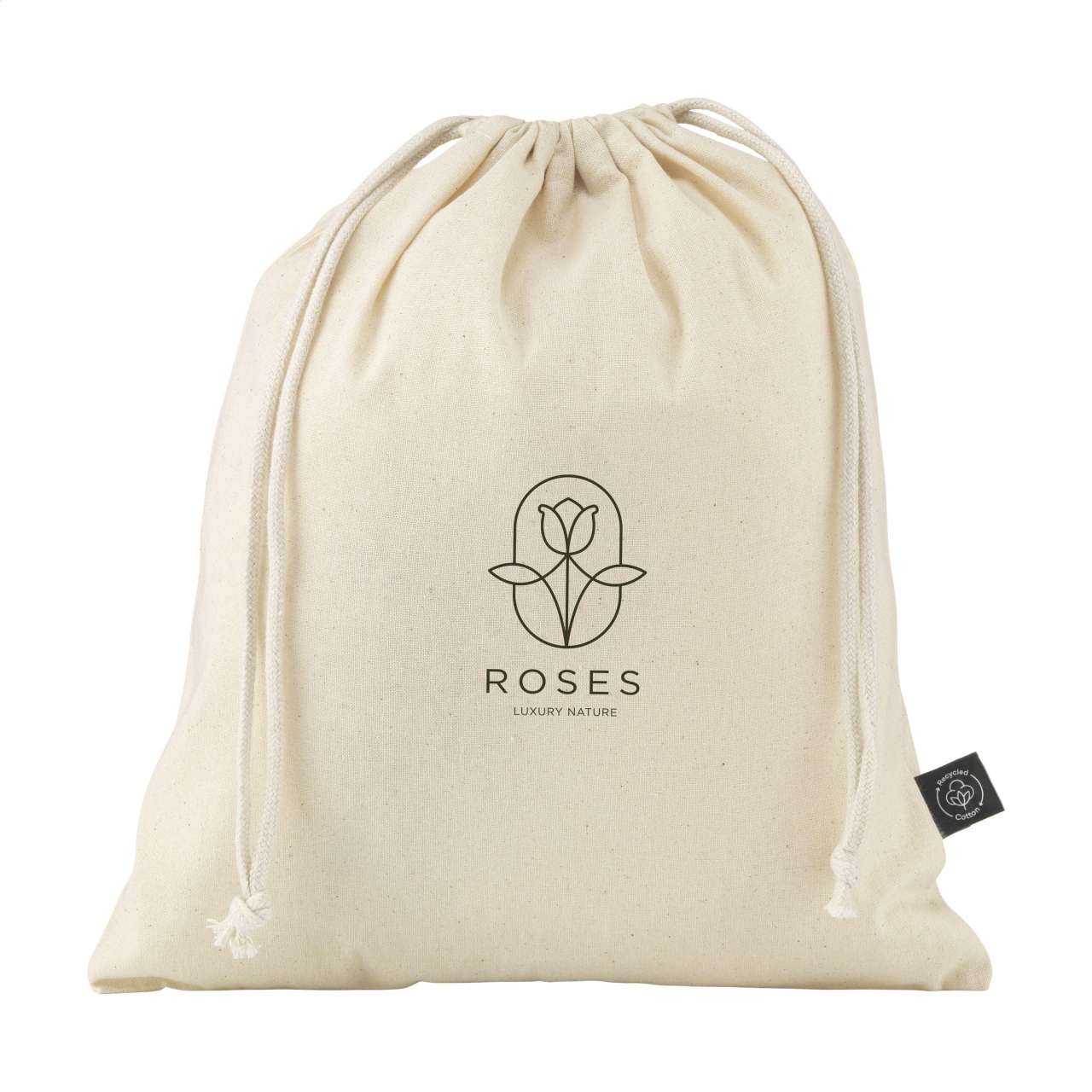 Gift Pouch Naturel GRS Recycled Cotton (150 g/m²) M
