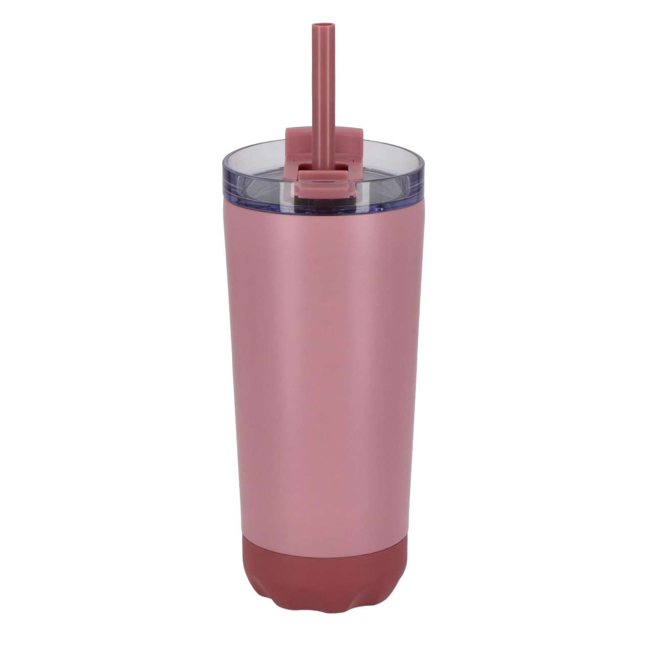 InSideOut doppelwandiger Norden-Trinkbecher aus Edelstahl mit Strohhalm, 600 ml