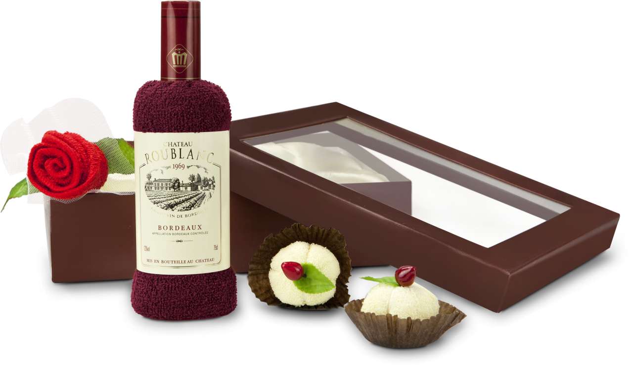 Wellness-Geschenkset: Création Château Frottee