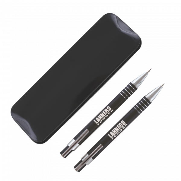 CURAÇAO Etui mit 1 Kugelschreiber und 1 Druckbleistift Peekay