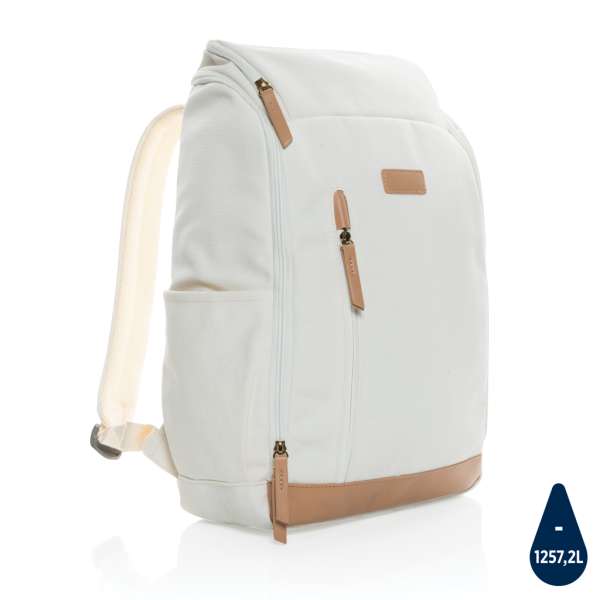 Impact AWARE™ 16 oz. r recyceltem canvas 15" Laptop-Rucksack