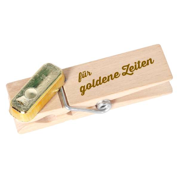 Geldklammer für goldene Zeiten