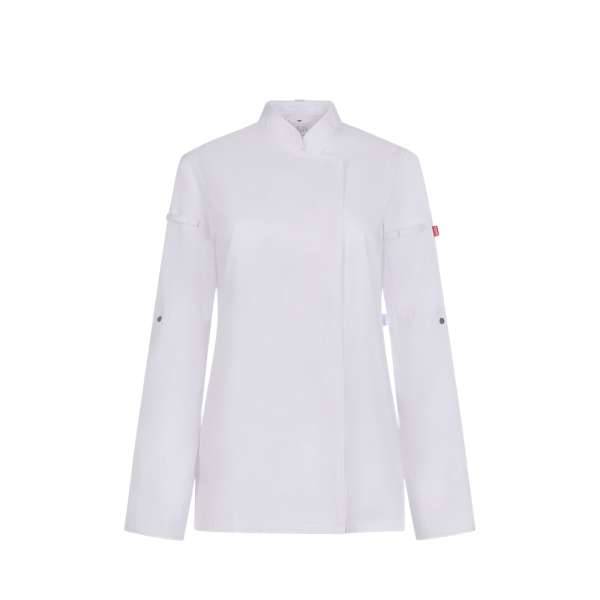 VL THOTH Kochjacke für Damen (190 g / m²), aus Baumwolle (35 %) und recyceltem Polyester (65 %)