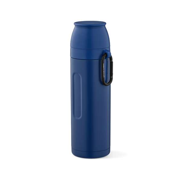 Loire Thermos aus recy. Edelstahl, 810 ml. Mit 2 Bechern und Karabiner