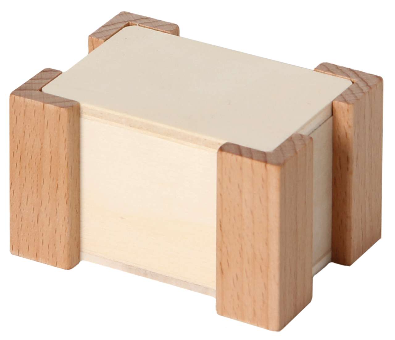 Kistchen 7,5 x 5,2 x 4,3cm mit Buchenholzeckleisten