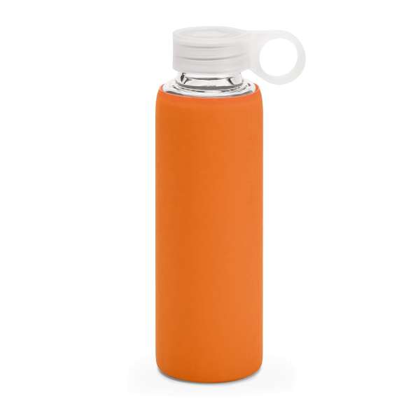 DHABI Sportflasche aus Borosilikatglas 380 mL