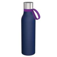 Flasche blau, Ring lila