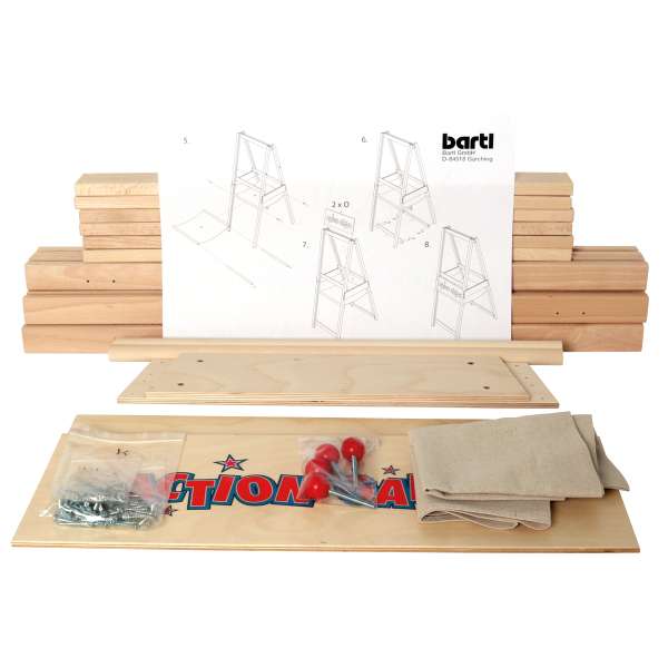 Gestell für Spieltafeln (unmontiert)