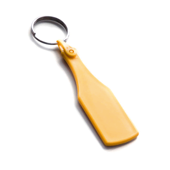 Kunststoff Schlüsselanhänger Flasche SALE