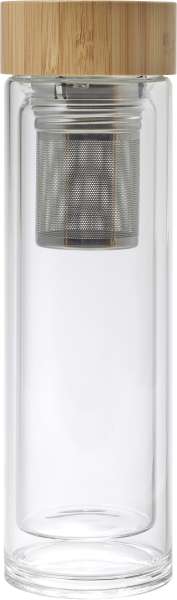 Doppelwandige Glasflasche Vicente