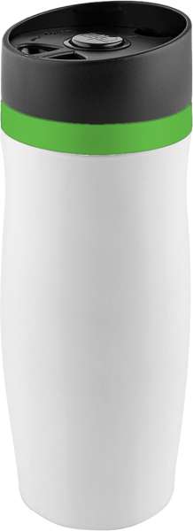 Metmaxx® Thermobecher "CremaExtensa" weiß/Ring