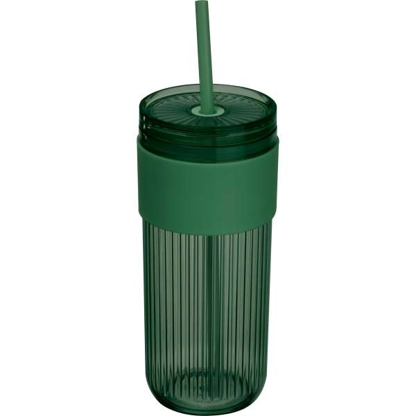 Becher mit Trinkhalm, 660ml SOLEDAD