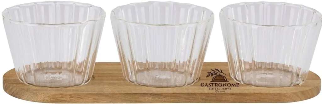 ALPINA Snack Serving Tray 31x10.5x6cm