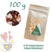 Standbodenbeutel Big, Kraftpapier, aluminiumfrei, Inhalt 100 g