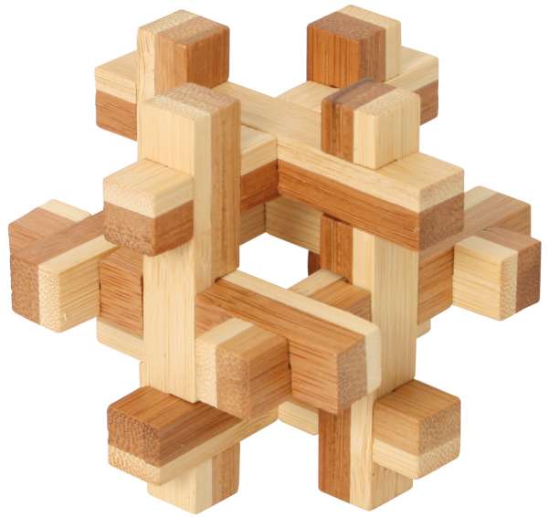 Bambus-Puzzle Quaderus