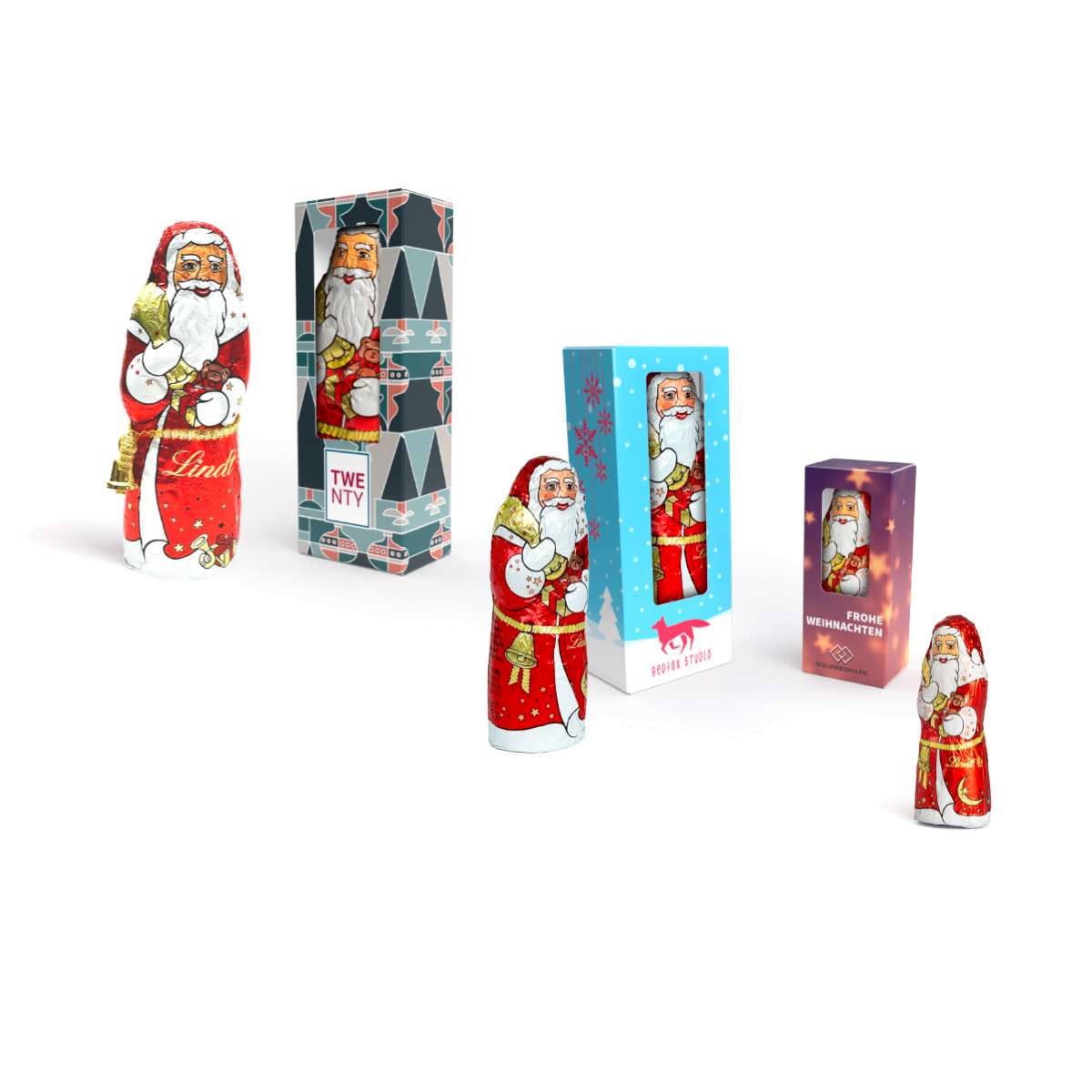 Lindt Schoko Nikolaus in Vollkartonage