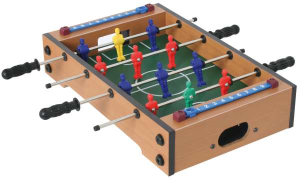 Holz-Tischfußballspiel