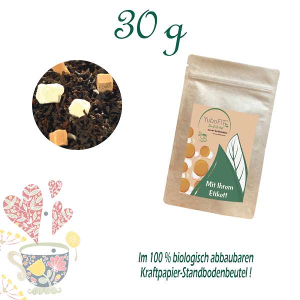 YuboFiT® Schwarzer Tee MILKY GALAXY