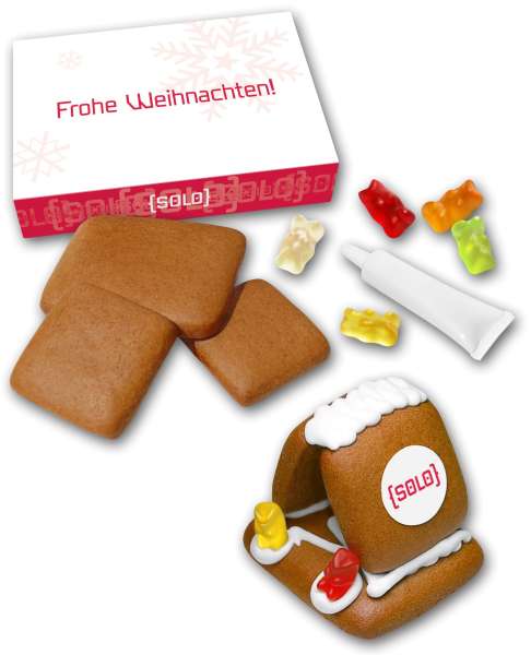 Kleinstes Lebkuchenhaus der Welt Bastelkit Logo