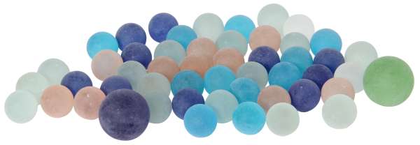 Murmeln gefrosted bunt gemischt (ca. 300g)