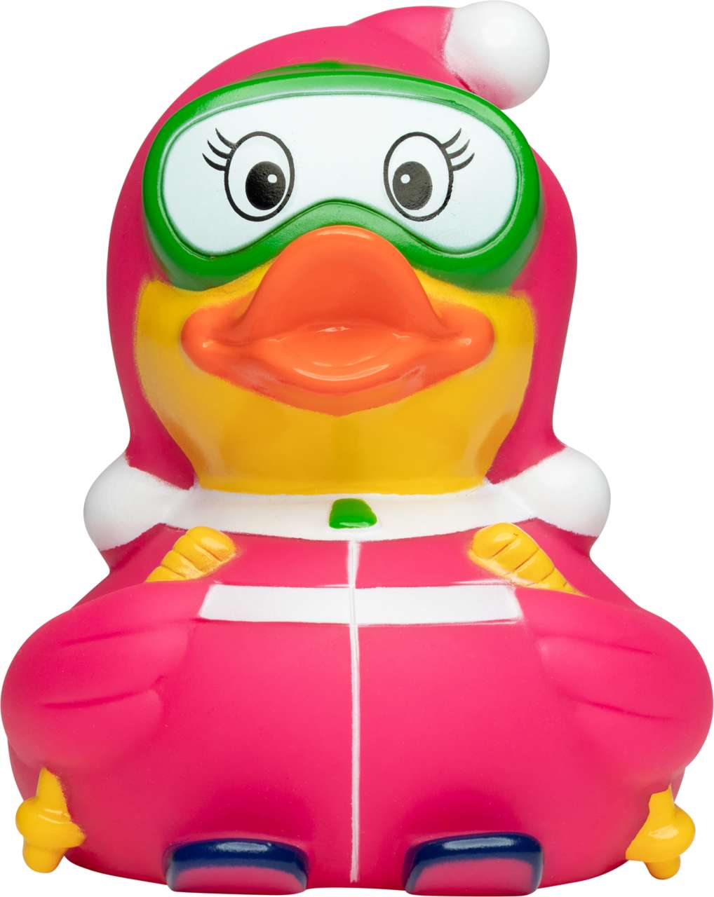 Quietsche-Ente Ski-Fahrer