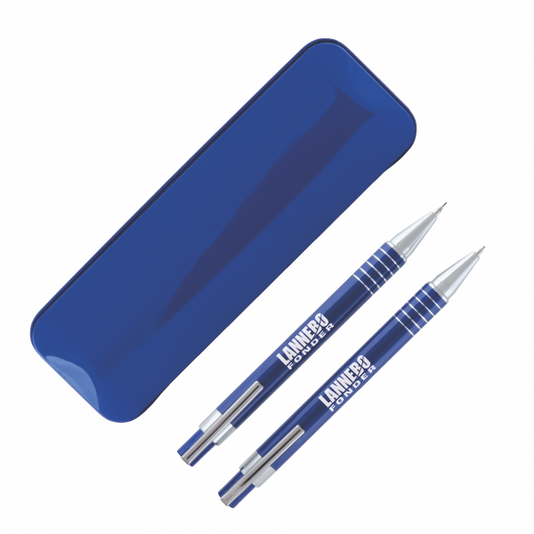 CURAÇAO Etui mit 1 Kugelschreiber und 1 Druckbleistift Peekay