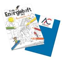 Malbuch mit 2-c Logoeindruck