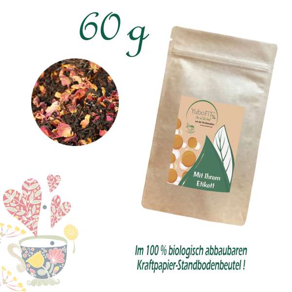 YuboFiT® Schwarzer Tee THE SKY IS RED