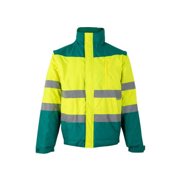 VL JUPITER Zweifarbige Steppjacke (180g / m²) aus Polyester (100%) mit PU-Beschichtung