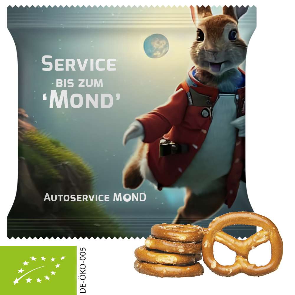 Bio Mini Brezeln Original, ca. 30g, Maxi-XL-Tüte