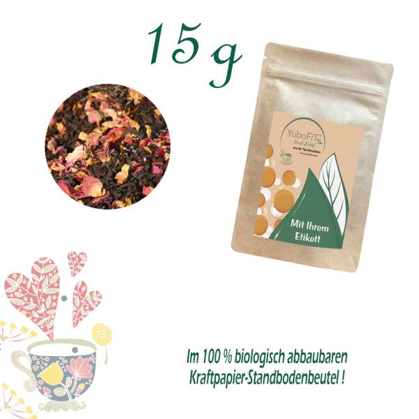 YuboFiT® Schwarzer Tee THE SKY IS RED