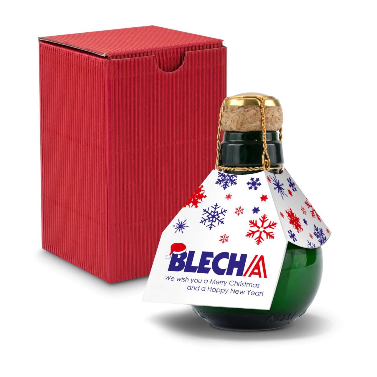 Kleinste Sektflasche der Welt! Eigendesign - Inklusive Geschenkkarton in, 125 ml