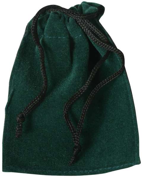 Samtbeutel grün