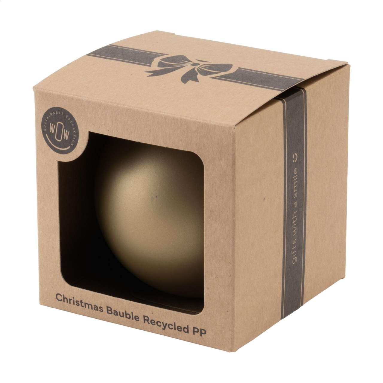 Weihnachtskugel Ø7cm Recycled PP Box - Made in Europe