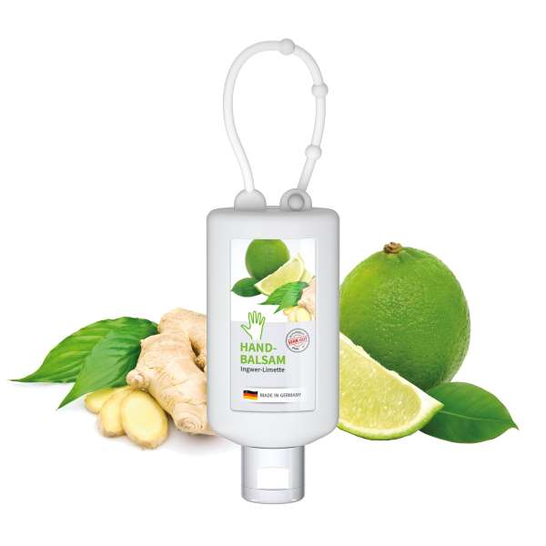 50 ml Bumper - Handbalsam "Ingwer-Limette" - Body Label