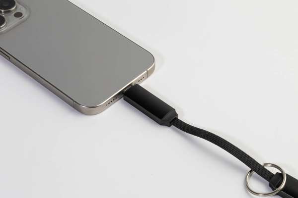 Schlüsselanhänger mit 60W USB-C-Kabel Keycab