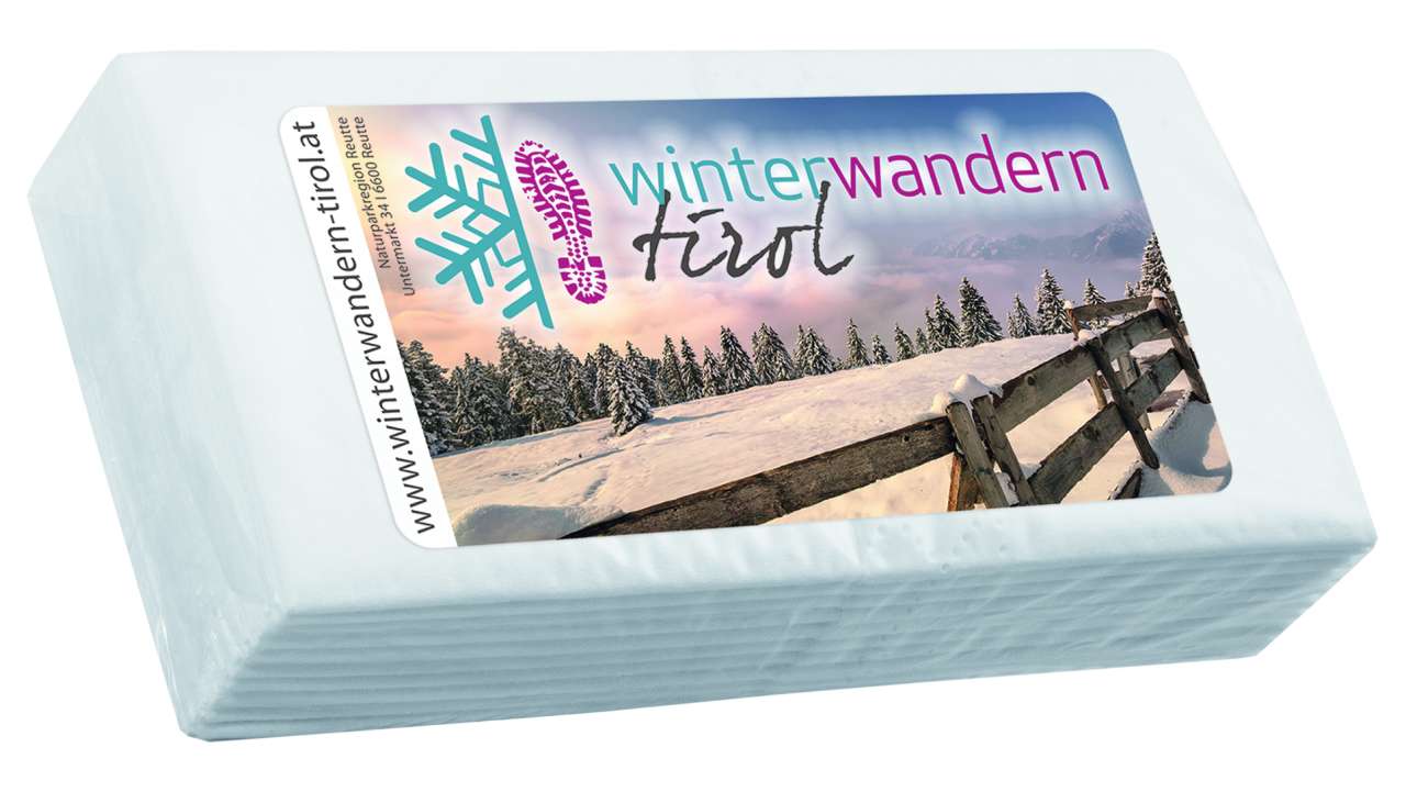 Taschentücher Classic mit Etikett