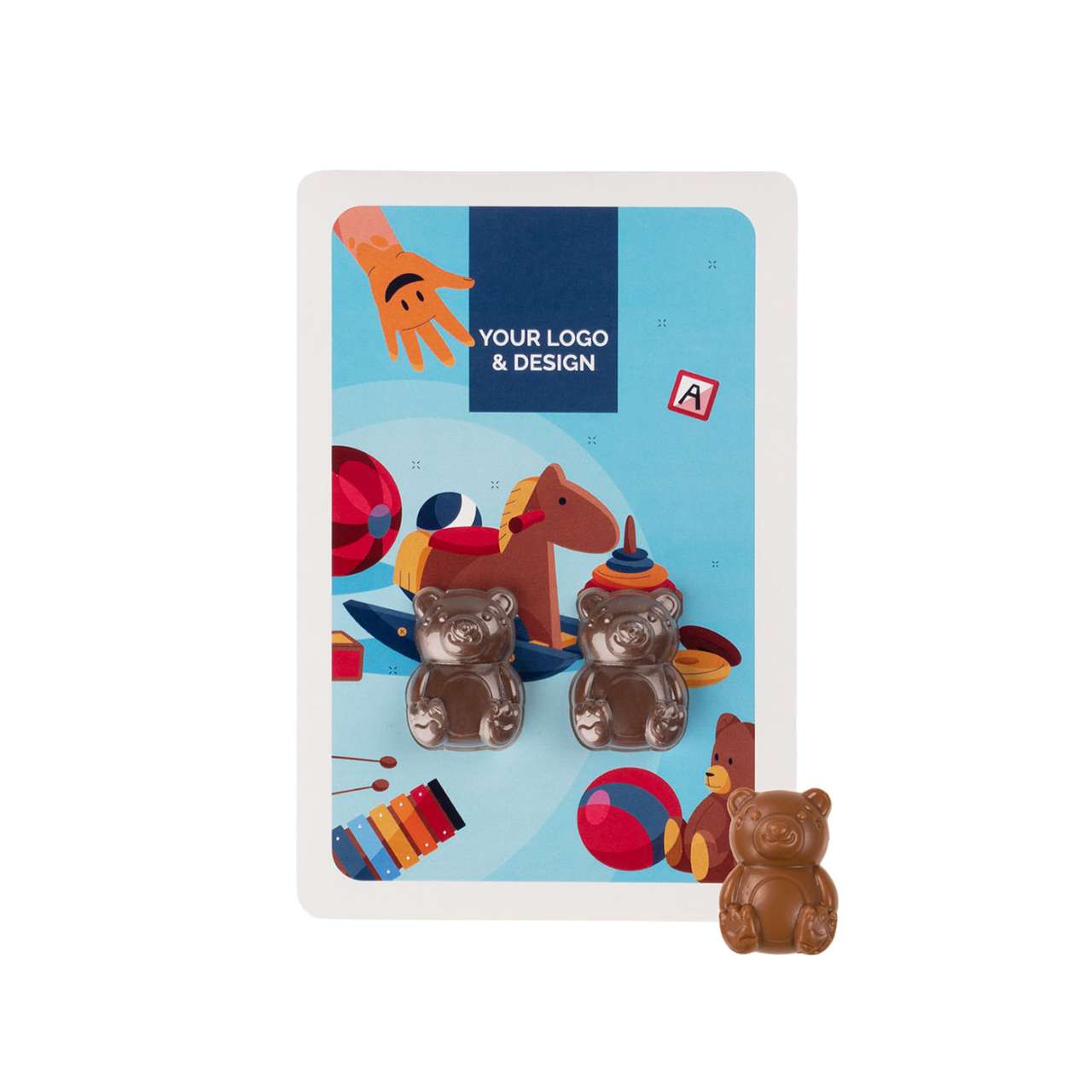 PROMO CARD ZWEI TEDDY-BÄREN